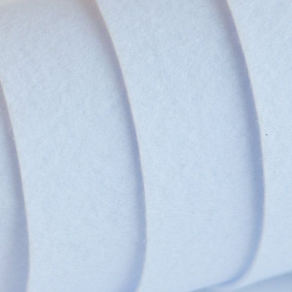 фетр 801 белый, 1.2 мм, 33х110 см