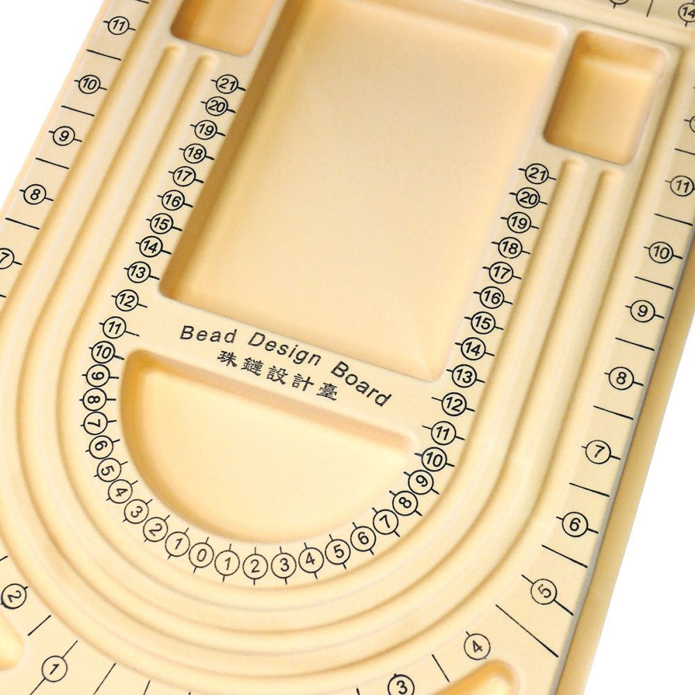 оборудование, дисплей для сборки бижутерии, пластик, цвет желтый, 32.5x23.5x2 см