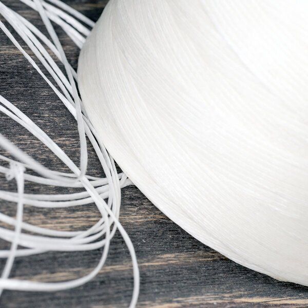 шнур вощеный, цвет молочный, 1х0.4 мм