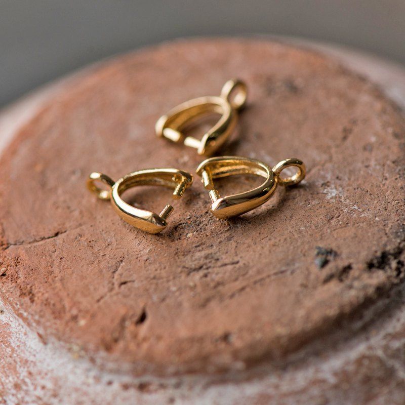 бейл, позолота, 11x8x3 мм