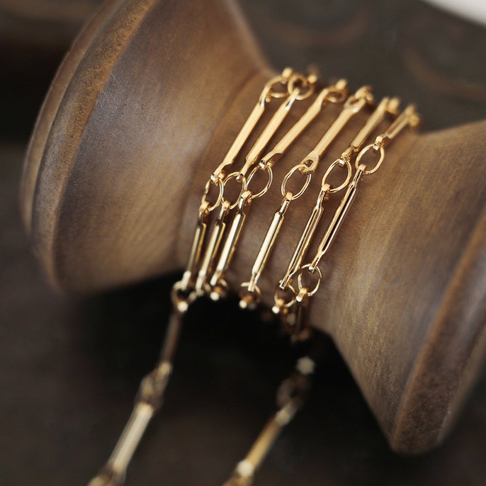 цепочка "линк", позолота, звено 13x2x1.2 мм