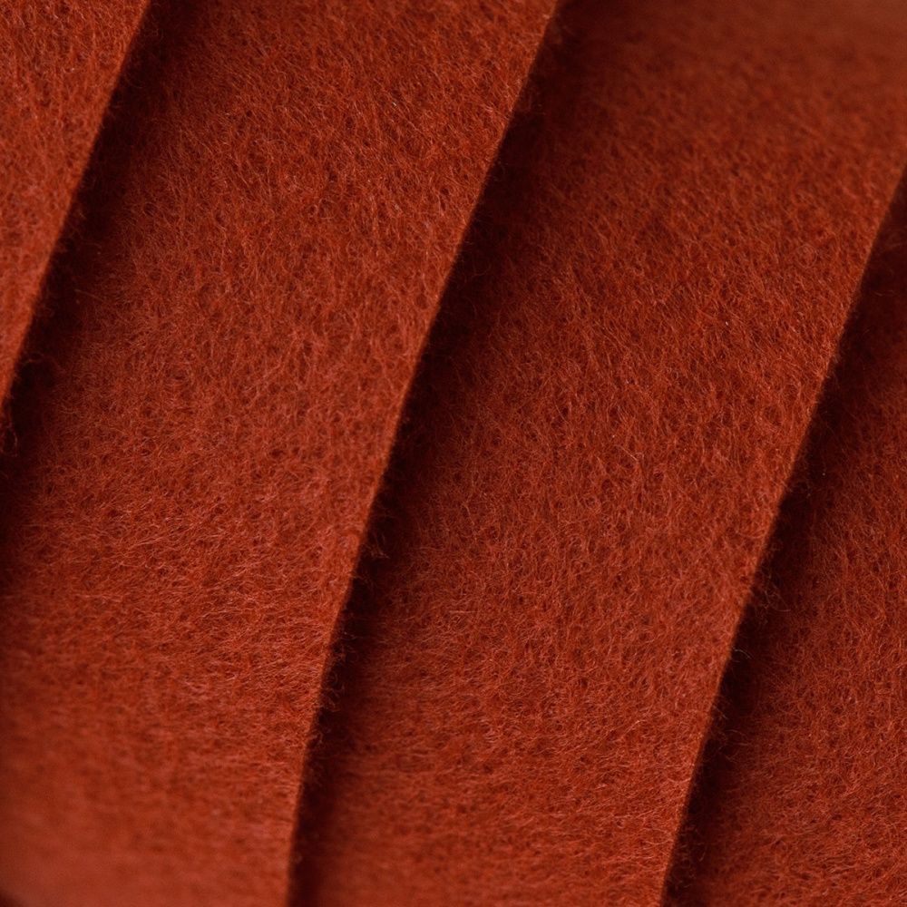 фетр 837 кирпичный красный, 1.2 мм, погонный метр шир. 1.1 м