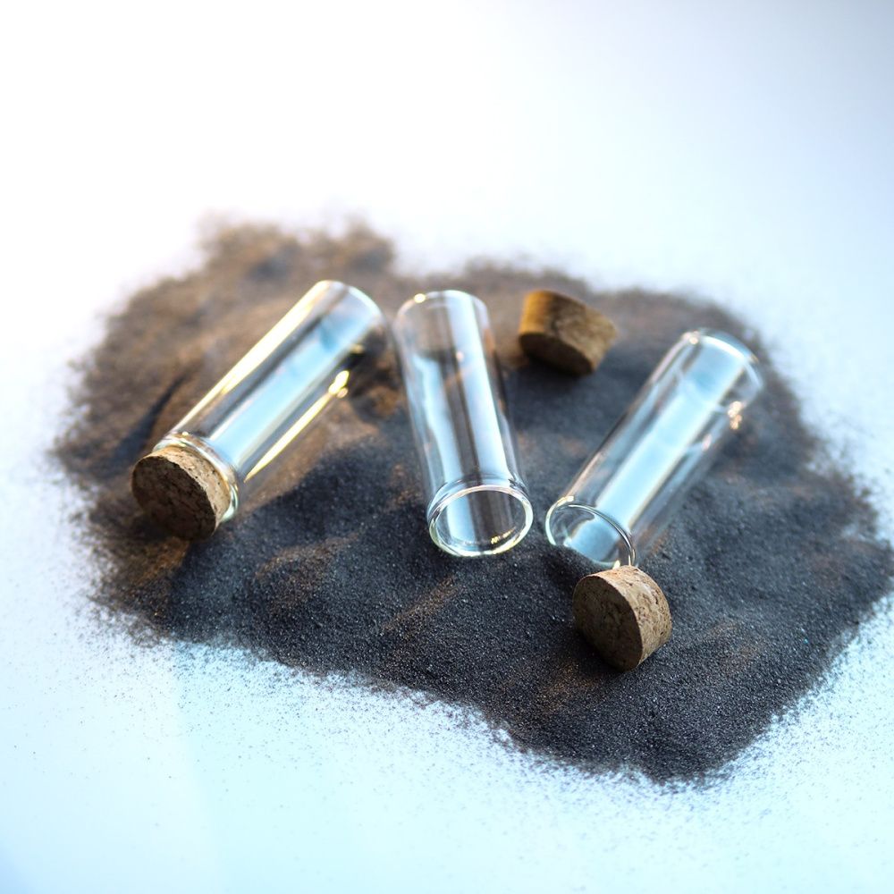 колба с крышкой, прозрачная, 80x30 мм