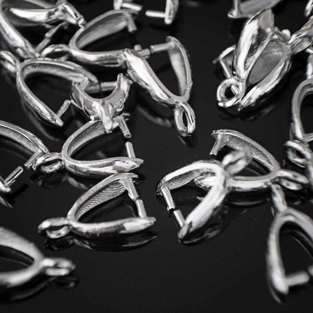 бейл, цвет платина, 11x6x4.5 мм