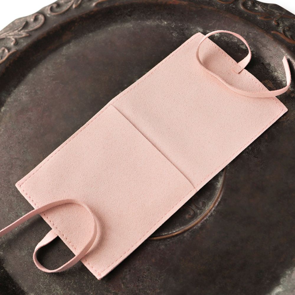 конверт для украшений, микрофибра, цвет карамельный, 80х80 мм