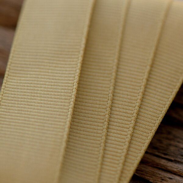 лента репсовая, цвет горчичный, ширина 20 мм ленты