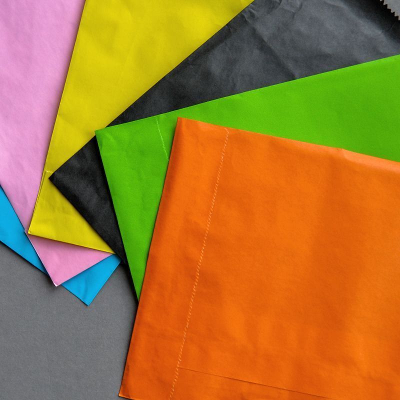 пакет крафт, бумага, цветовой микс, 18x13 см