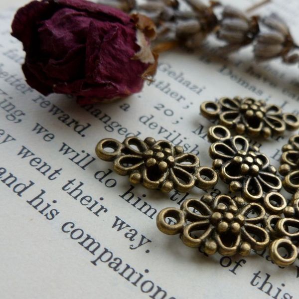 коннектор "симона", цвет античная бронза, 16х8х3.5 мм