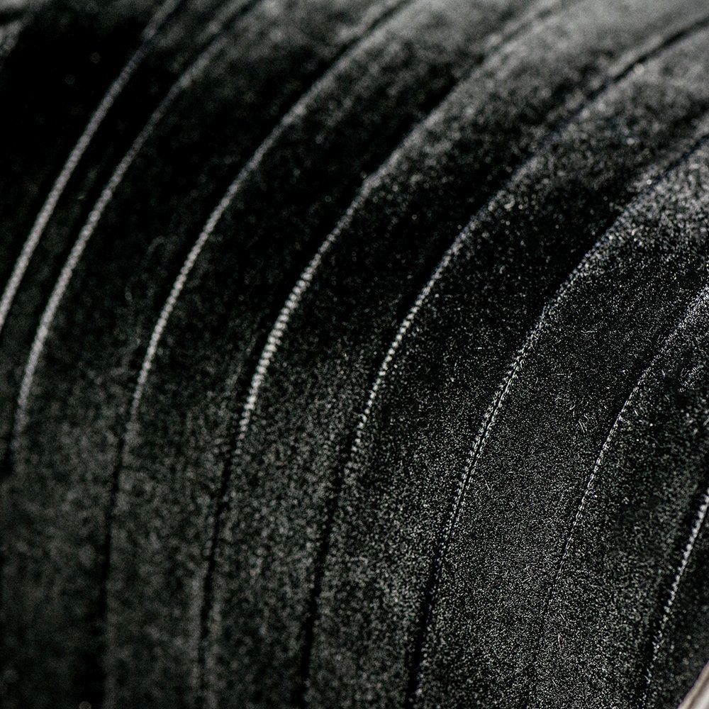 лента, бархат, цвет черный, ширина 12.7 мм ленты