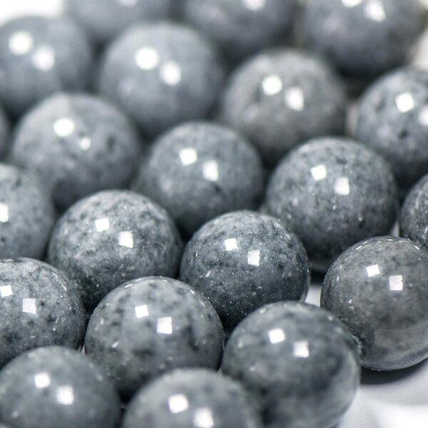 бусина имитация нефрита 12, цвет серый, колорир., 12 мм