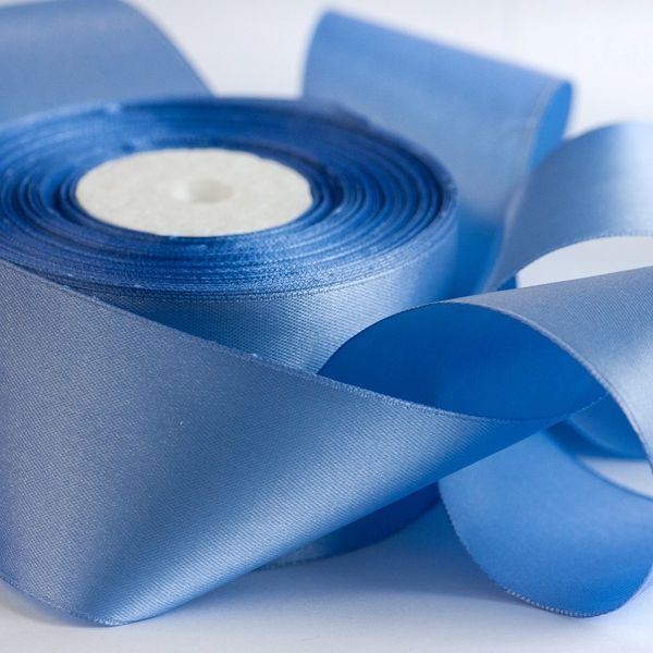 лента, атлас, цвет лавандовый, ширина 50 мм ленты