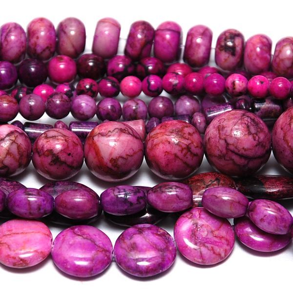 бусина говлит синтетический "формикс", цвет розовый, размерный микс (уп.20 и 50 г)