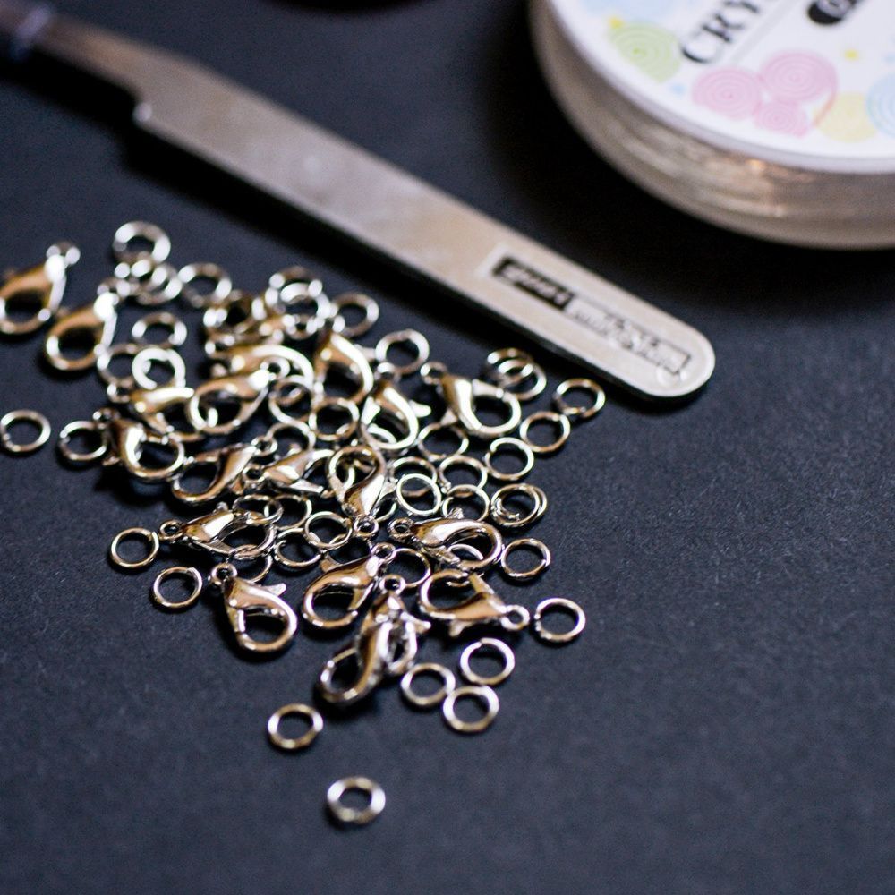 набор бисера и фурнитуры "летние каникулы", в органайзере, 24 цвета