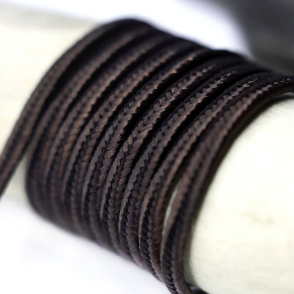 сутаж, цвет темно-коричневый, 2 мм