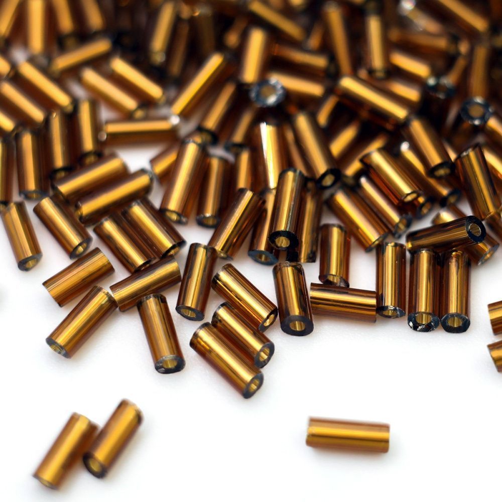 бисер "радуга", стеклярус, цвет белый/сербряный (уп 20 г)