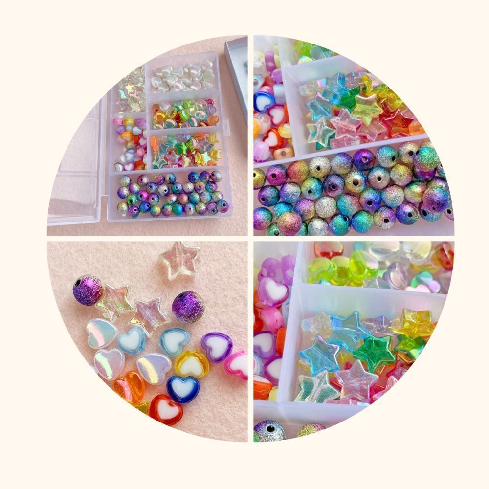 набор бусин в органайзере "роузи"