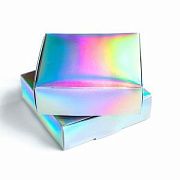 Коробка "Best wish", картон, цвет розовый/голубой, 9.1x7x2.6 см