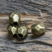 Разделитель для бусин "Семечки", цвет античная бронза, 4х3.5 мм (уп 50 +/-5 шт)