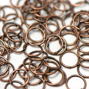 Колечко соединительное 8, цвет красная медь, 8х0.7 мм (уп ок. 100 шт)