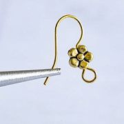 Швензы "Цветок", цвет античное золото, 18х18х3 мм