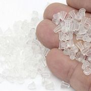 Фиксаторы для сережек силиконовые, размер 5х4 мм