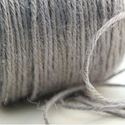 Шнур конопляный, цвет серый, 2 мм (уп 5 м)