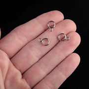 Бейл "Симпл", 201 Stainless Steel, цвет стальной, 10x7x2.5 мм