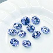 Кабошон стекло Риволи, цвет Tanzanite, 12 мм