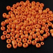 Бисер "Радуга", цвет оранжевый непрозрачный, 6/0 (уп 10 г)