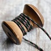 Шнур, полиэстер, паракорд, цвет оливковый в крапинку, 2 мм  
