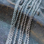 Цепочка "Кросс 304", цвет стальной, звено 1.6x1.3x0.3 мм