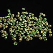 Стразы горный хрусталь, цвет светло-зеленый, 2.2 мм (уп 10 шт)