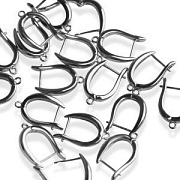 Швензы "Алисия", покрытие платиной, 21x12x3.5 мм 