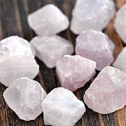 Бусина кварц осколки крупные, цвет розовый, 32-16x28-10x21-7 мм (уп.20 г)