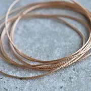 Шнур вощеный, цвет темно-бежевый, 0.5-0.8 мм