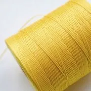 Шнур вощеный, цвет ярко-желтый, 1х0.4 мм