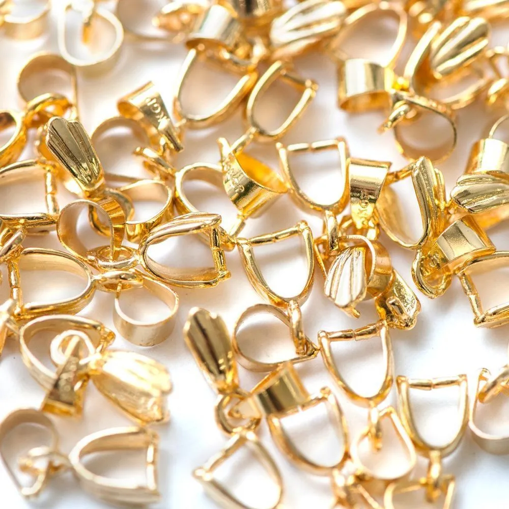 бейл с тиснением, цвет золото, 15 мм