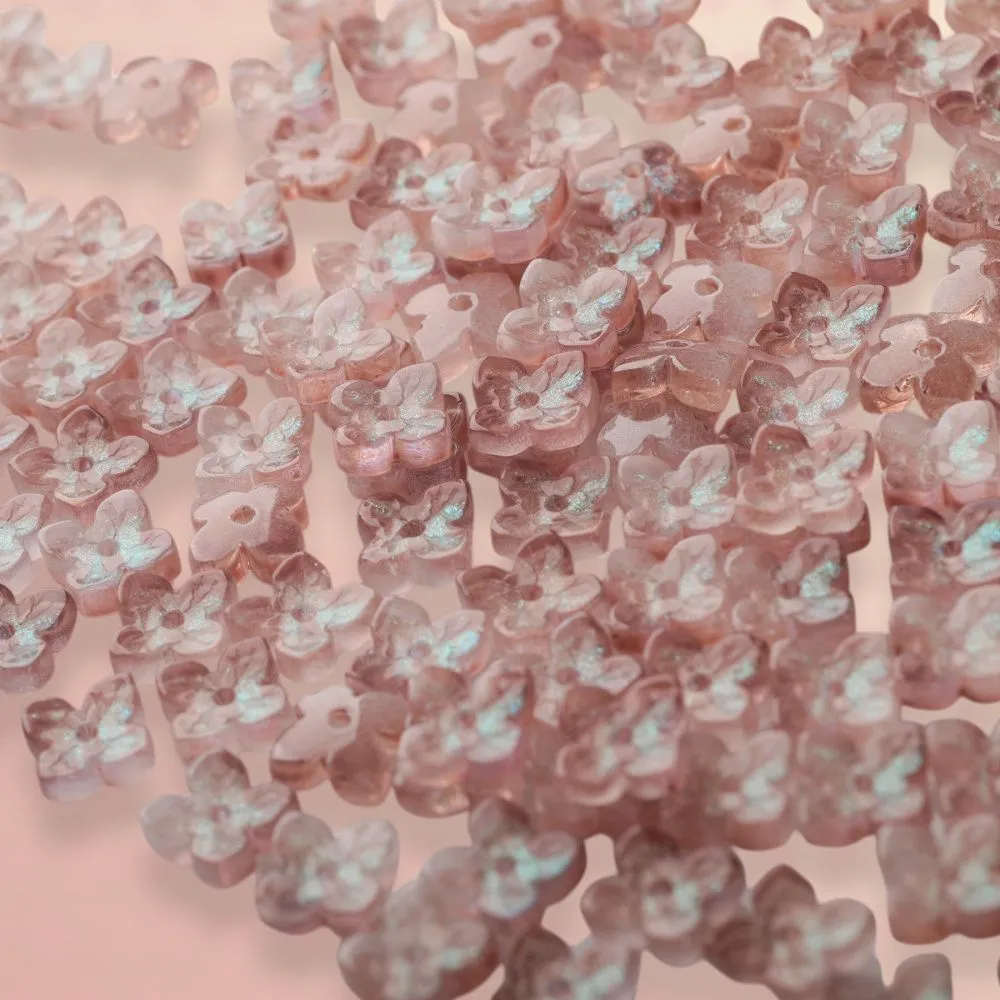 бусина "вероника", стекло, цвет карамельный, 10x10x3.5 мм