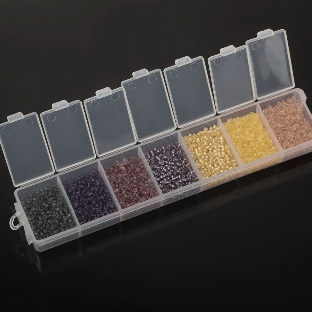 набор бисера круглого "южная ночь", 7 цветов