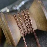 Цепочка "Овал", цвет красная медь, звено 3х2х0.5 мм