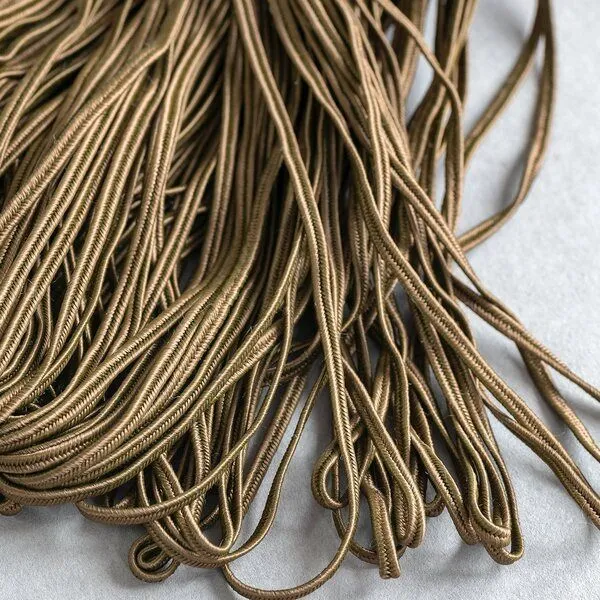 сутаж №26, хаки, 3х1 мм (уп 5 м)