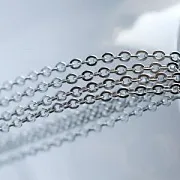 Цепочка "Кросс 304", цвет стальной, звено 3x2.5x0.6 мм