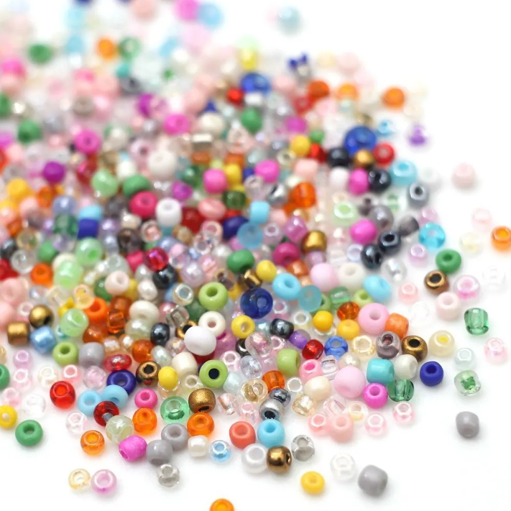 бисер "радуга", цветовой микс, 12/0 (уп 7 г)