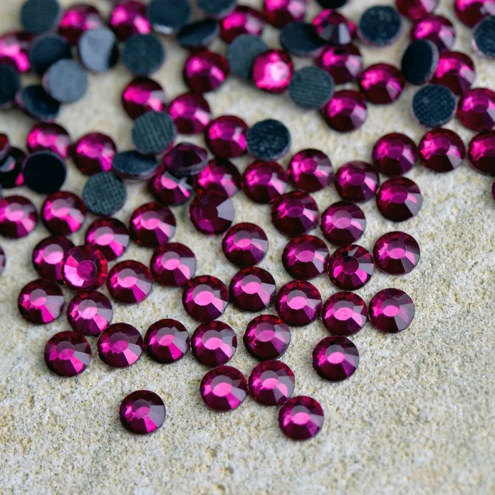 стразы термоклеевые горячей фиксации dmc, фуксия, ss20 (уп. 144 +/- 20 шт)