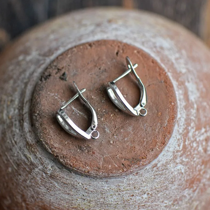 швензы "петля", покрытие платиной, 19x13.5x6 мм 