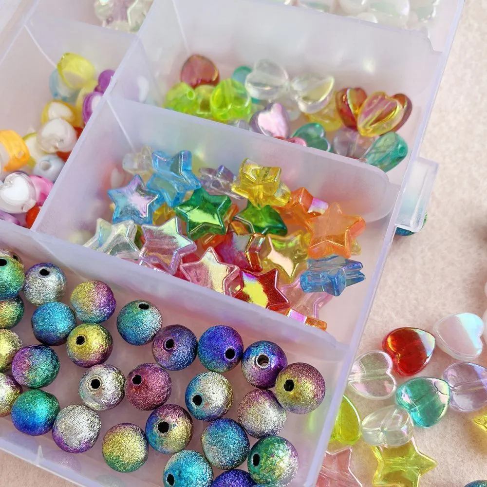 набор бусин в органайзере "роузи"