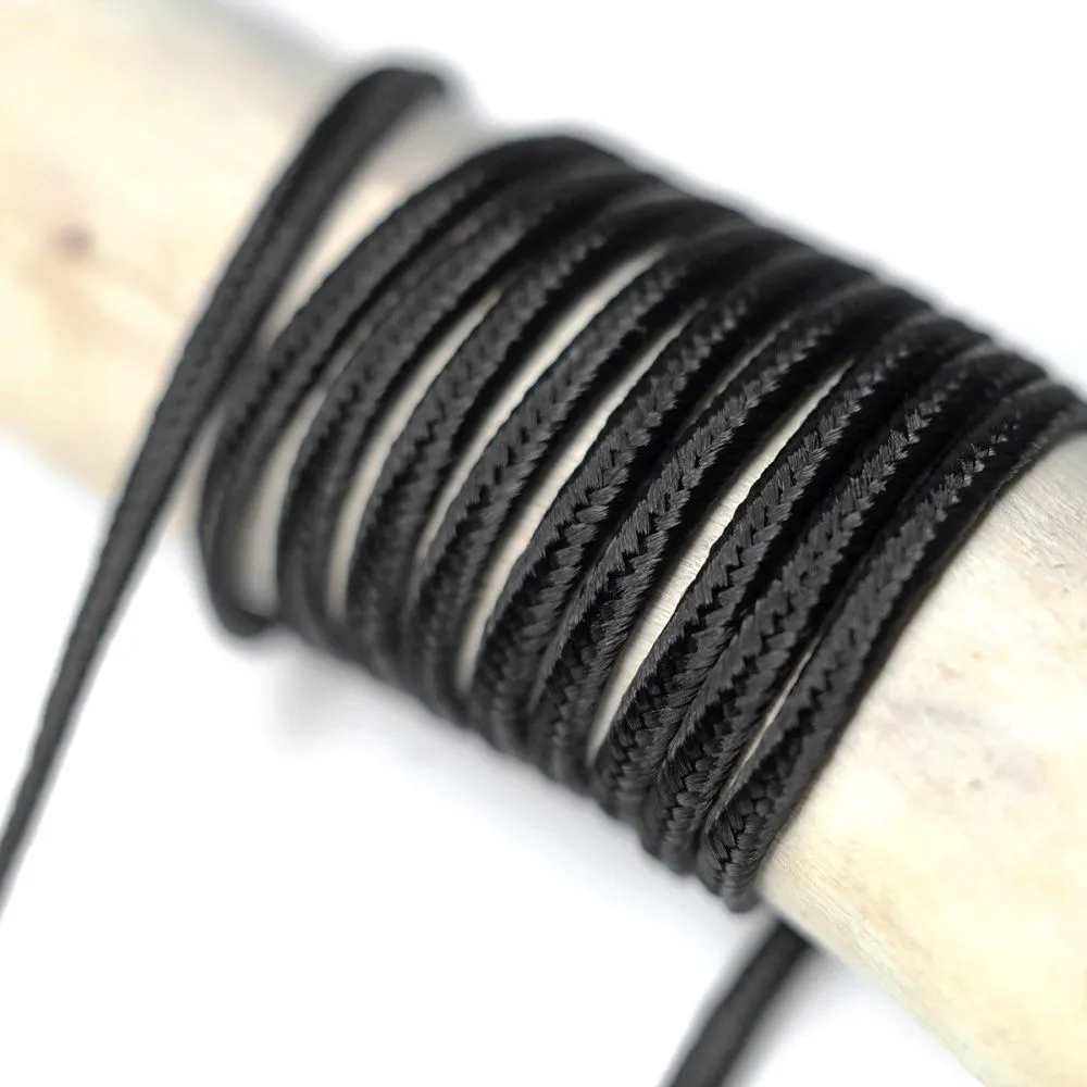 сутаж, цвет черный, 2 мм