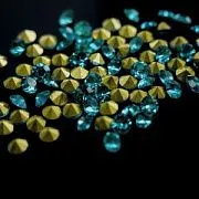 Стразы горный хрусталь, цвет аквамарин, 3.6 мм (уп 10 шт)