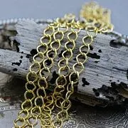 Цепочка "Кластер", цвет золото, звено 9х7х1.5 мм
