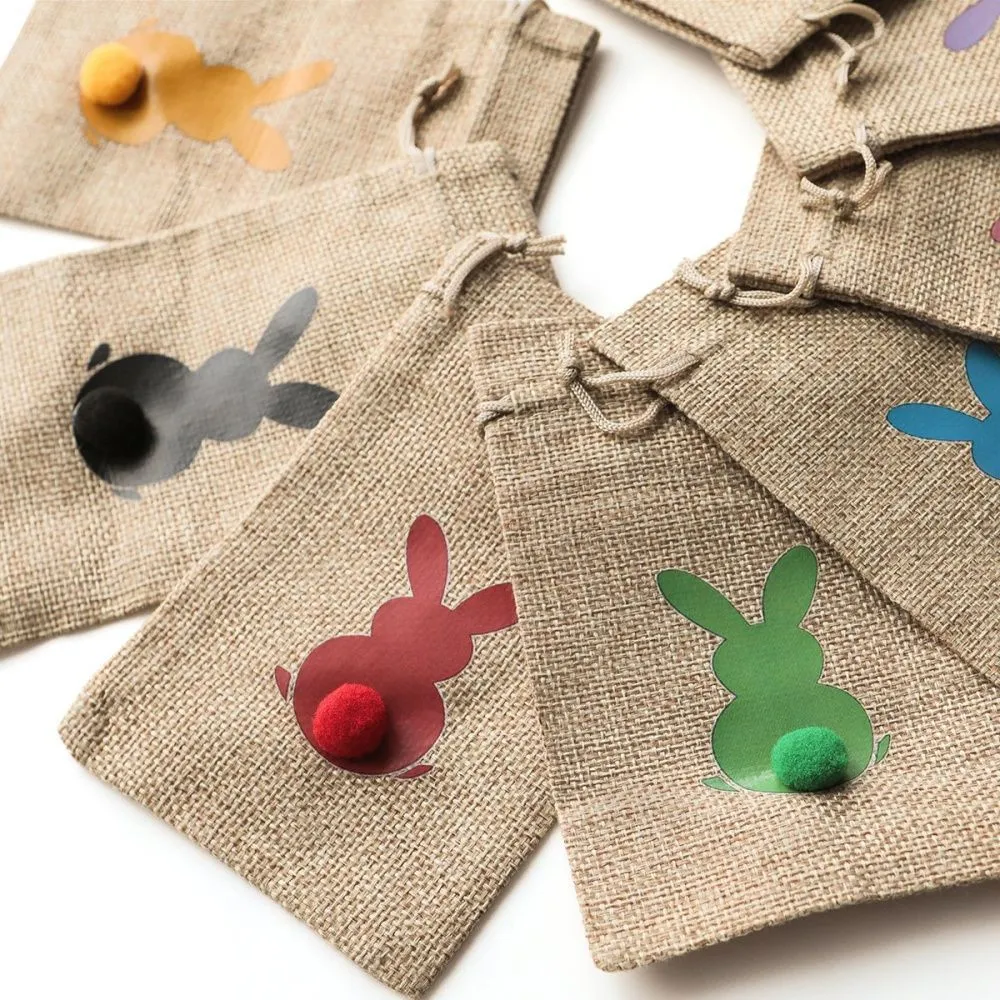 мешочек холщовый с принтом, цветовой микс, 150х100 мм